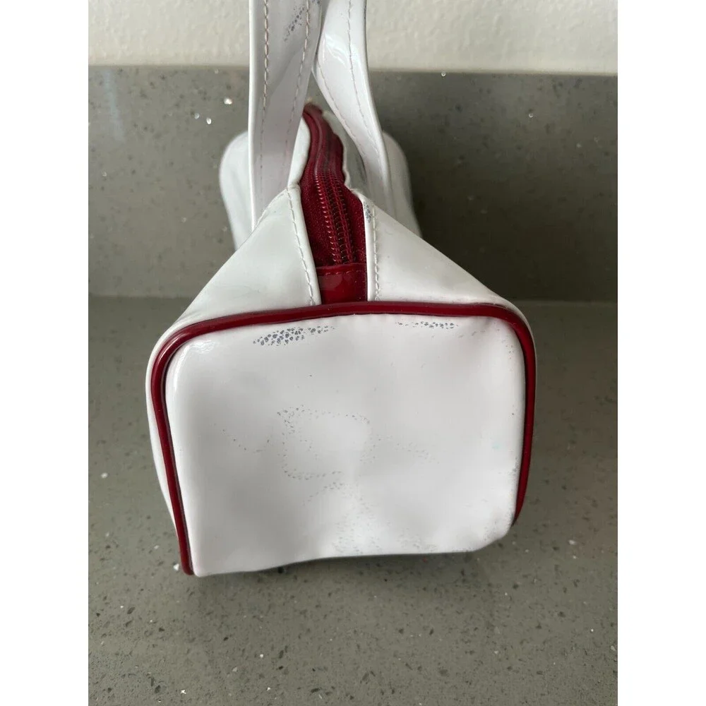Shiseido white and red Cosmetic Pouch Bag Skincare READ